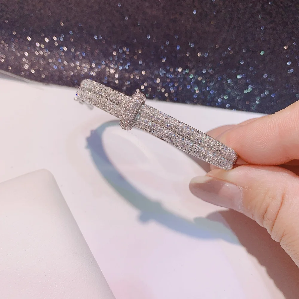 14k gold diamond bracelet - Picture 9 of 12